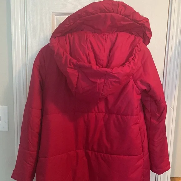 Pink puffer Kate spade coat for kids - Picture 3 of 3